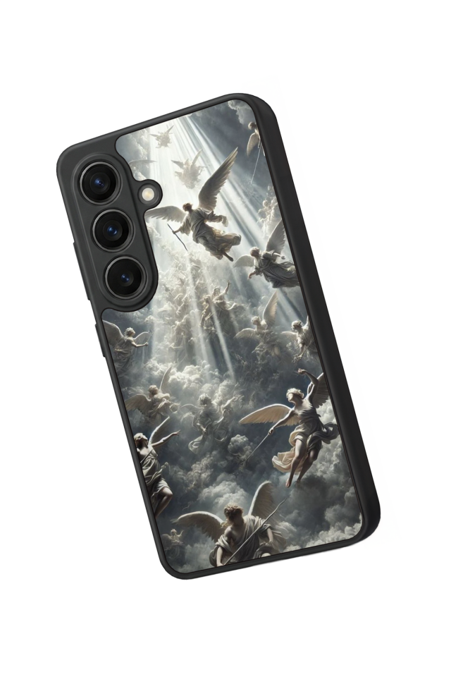 Samsung Galaxy S26 Uyumlu Melek Tasarımlı Glossy Premium Kılıf