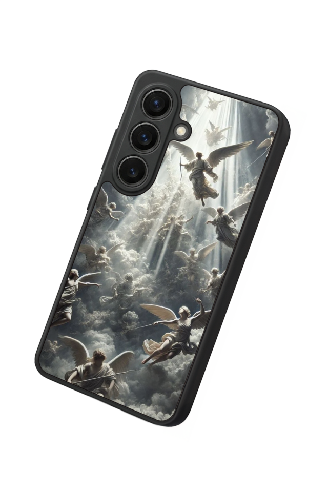 Samsung Galaxy S26 Uyumlu Melek Tasarımlı Glossy Premium Kılıf