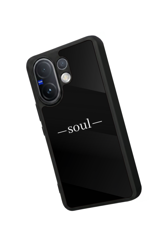 Vivo V60 Uyumlu SOUL Tasarımlı Glossy Premium Kılıf