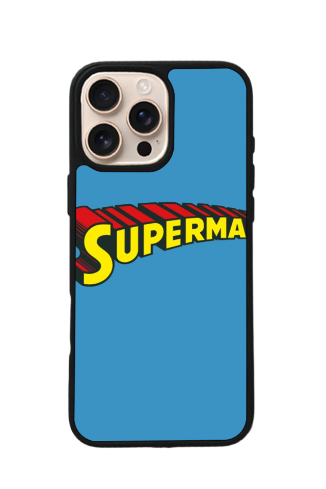 iPhone 15 Pro Max Uyumlu Superman Tasarımlı Glossy Premium Kılıf