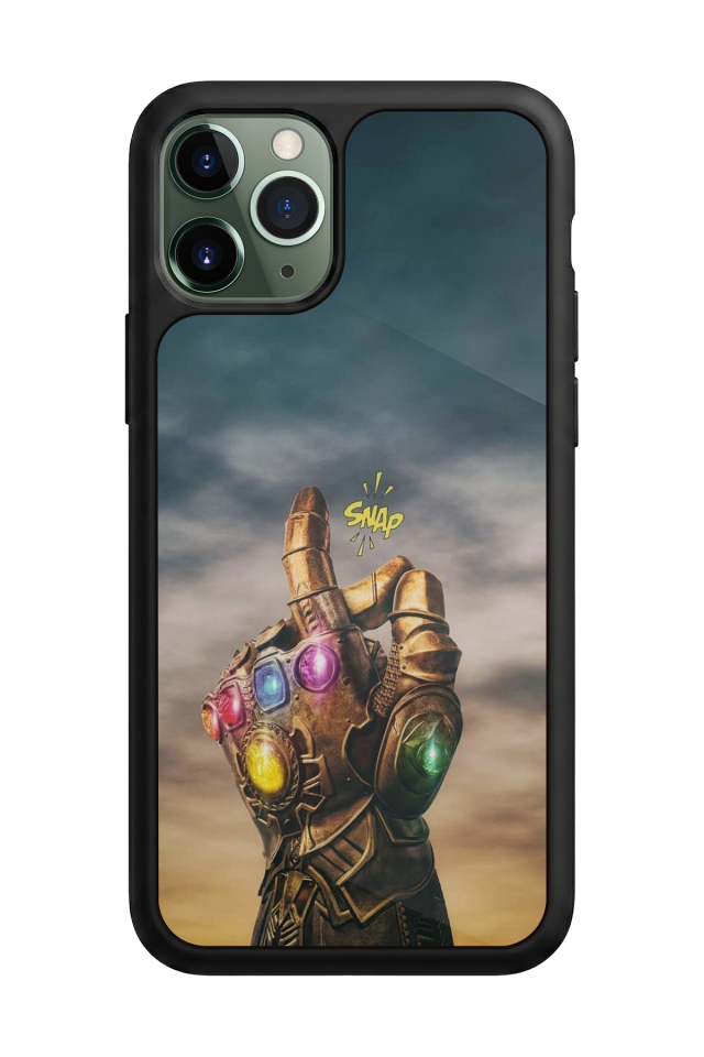 iPhone 11 Pro Max Uyumlu Thanos Tasarımlı Glossy Premium Kılıf