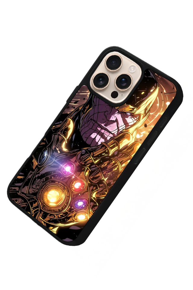 iPhone 14 Pro Uyumlu Thanos Tasarımlı Glossy Premium Kılıf