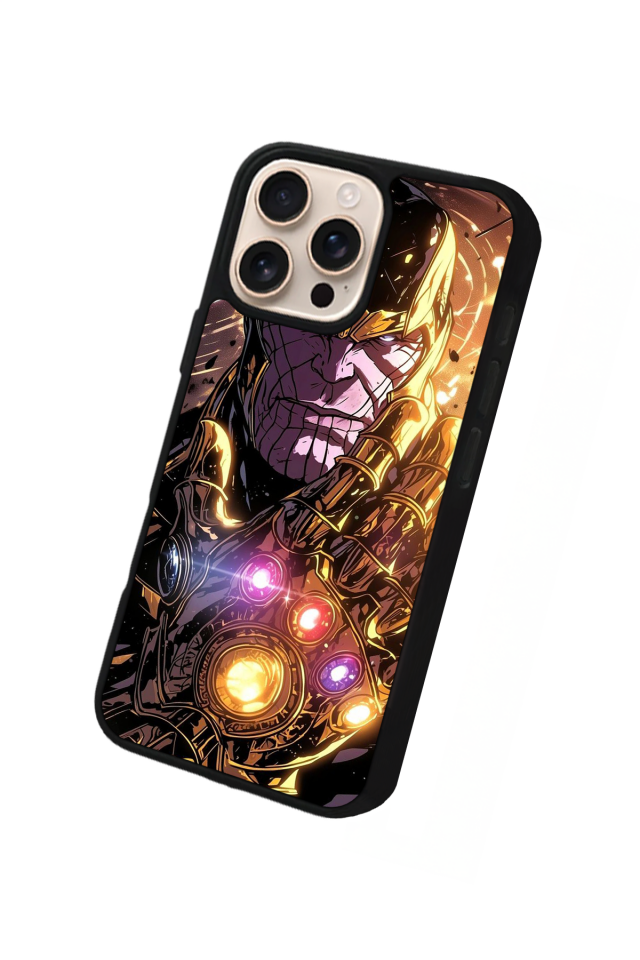 iPhone 14 Pro Uyumlu Thanos Tasarımlı Glossy Premium Kılıf