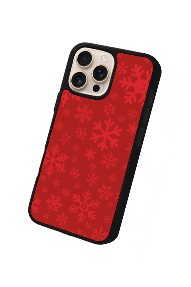 iPhone 16 Pro Uyumlu Yilbasi Christmas Tasarımlı Glossy Premium Kılıf