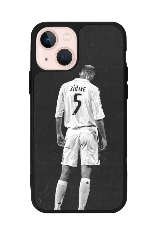 iPhone 14 Plus Uyumlu Zidane Tasarımlı Glossy Premium Kılıf