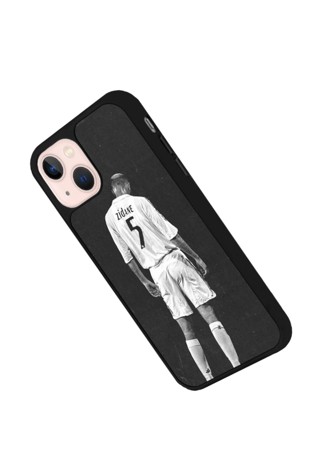 iPhone 14 Plus Uyumlu Zidane Tasarımlı Glossy Premium Kılıf