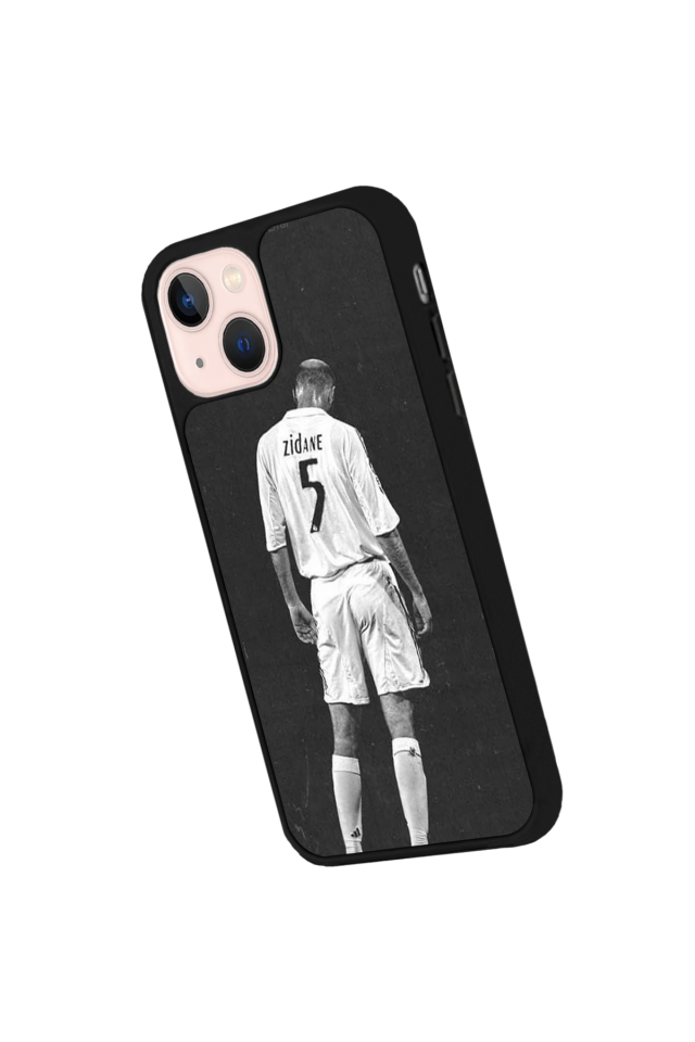 iPhone 14 Plus Uyumlu Zidane Tasarımlı Glossy Premium Kılıf