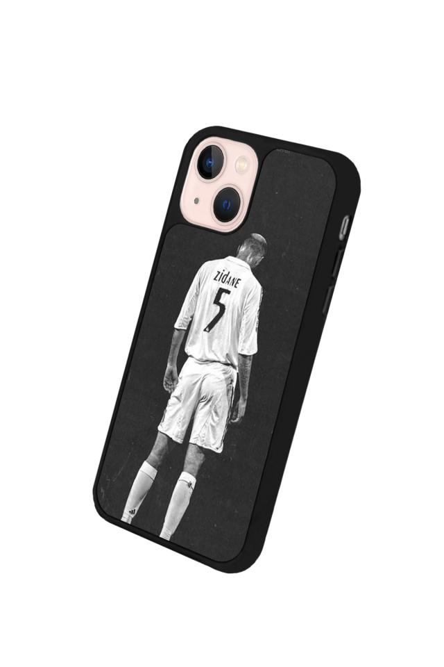 iPhone 14 Plus Uyumlu Zidane Tasarımlı Glossy Premium Kılıf