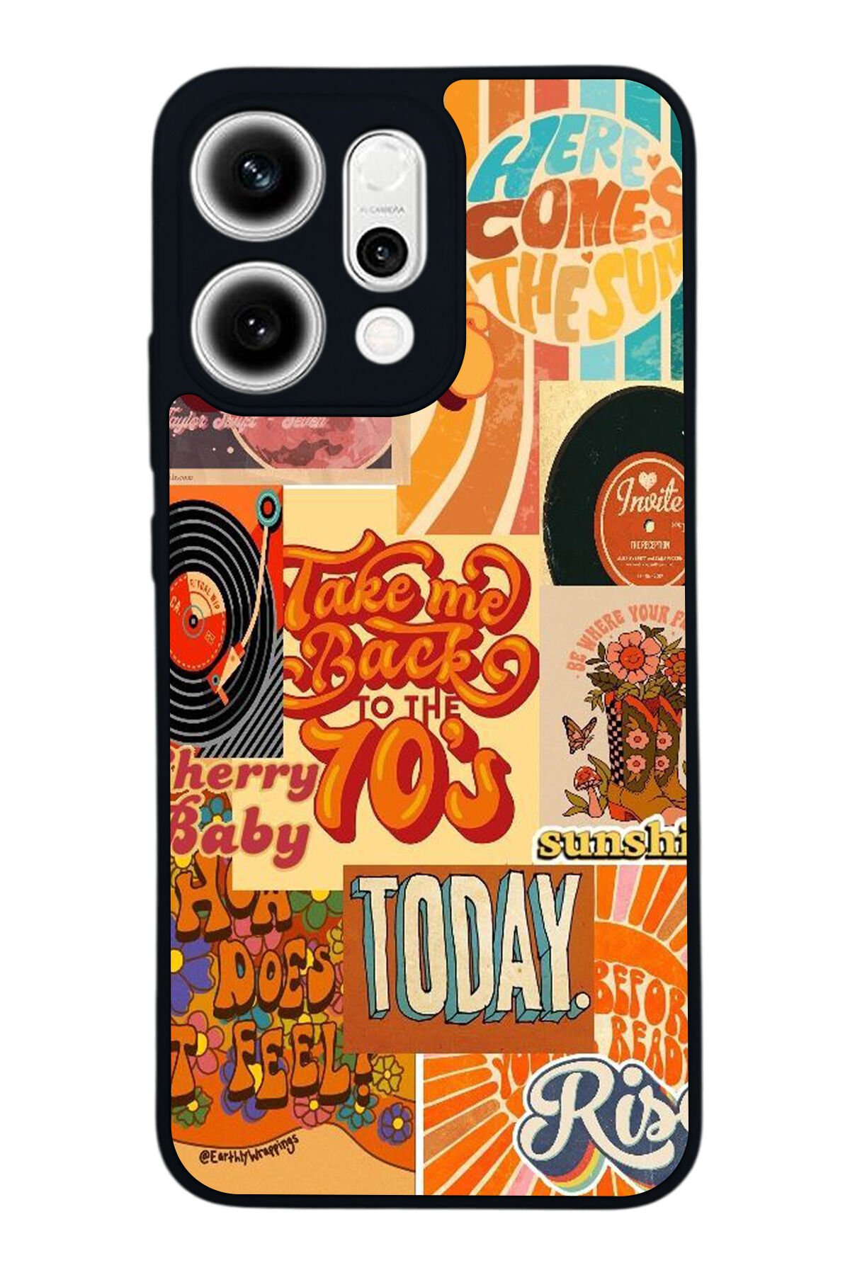 Oppo Reno 14 Uyumlu Poster Tasarımlı Glossy Premium Kılıf