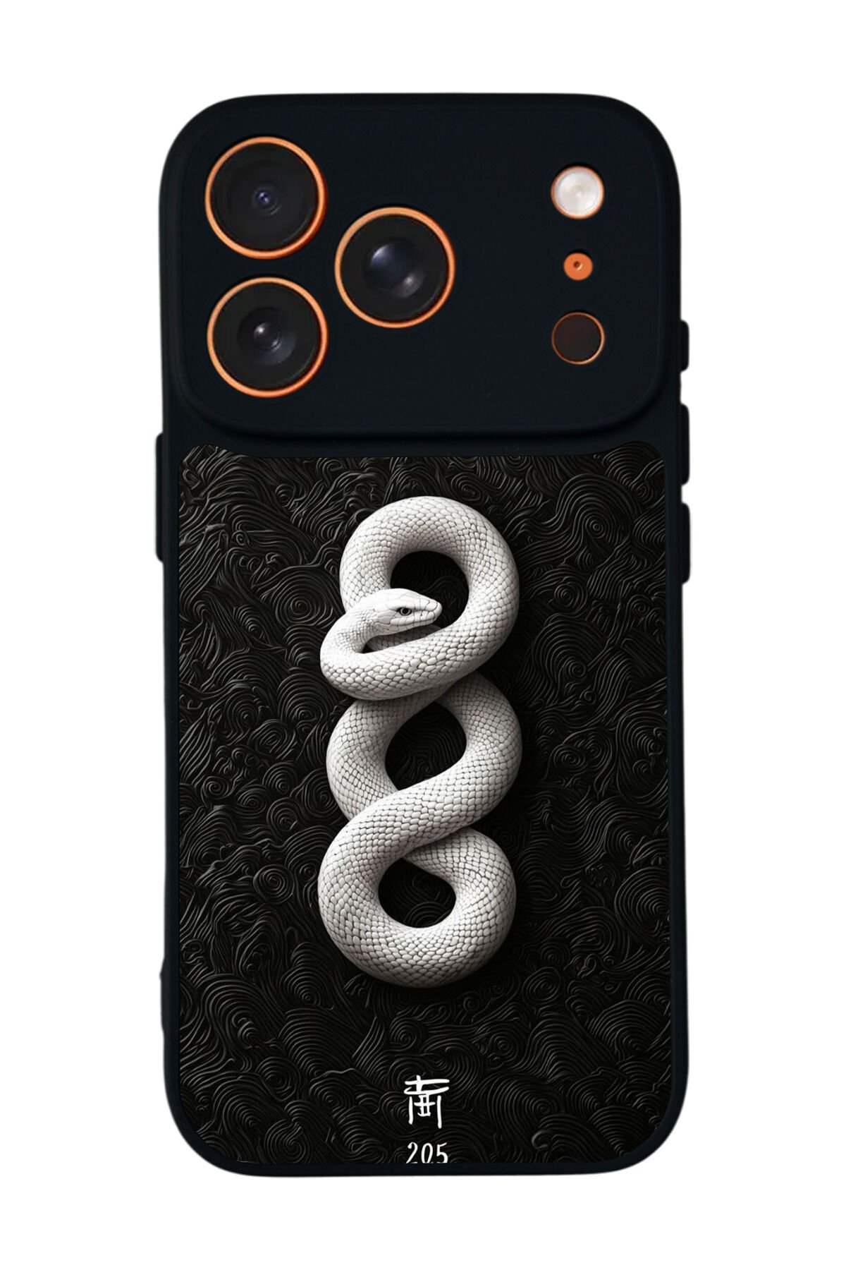 iPhone 17 Pro Max Uyumlu Yılan Tasarımlı Glossy Premium Kılıf