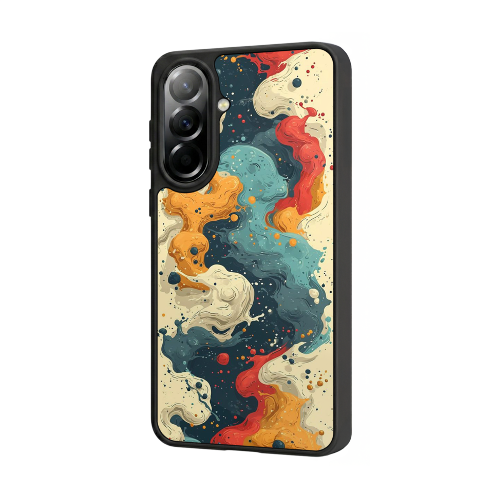 Samsung Galaxy A37 Uyumlu Abstract Tasarımlı Glossy Premium Kılıf