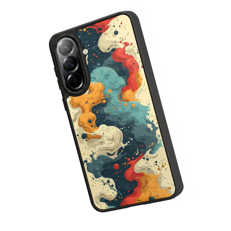 Samsung Galaxy A37 Uyumlu Abstract Tasarımlı Glossy Premium Kılıf