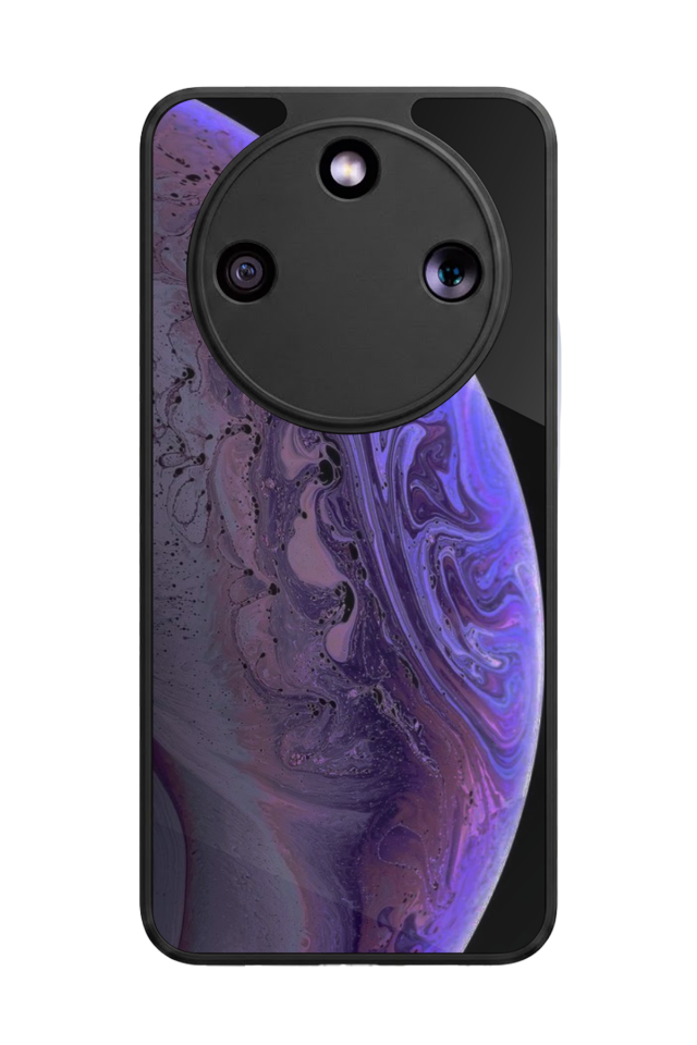 Honor Magic 8 Lite Uyumlu Ay Tasarımlı Glossy Premium Kılıf