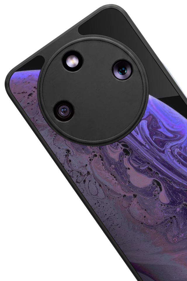 Honor Magic 8 Lite Uyumlu Ay Tasarımlı Glossy Premium Kılıf