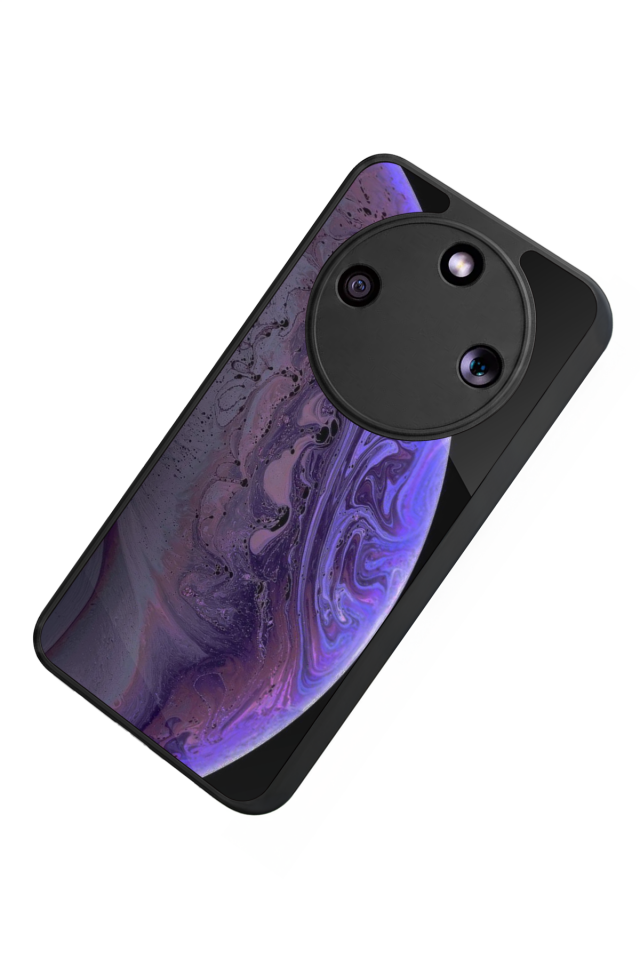 Honor Magic 8 Lite Uyumlu Ay Tasarımlı Glossy Premium Kılıf