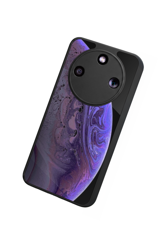 Honor Magic 8 Lite Uyumlu Ay Tasarımlı Glossy Premium Kılıf