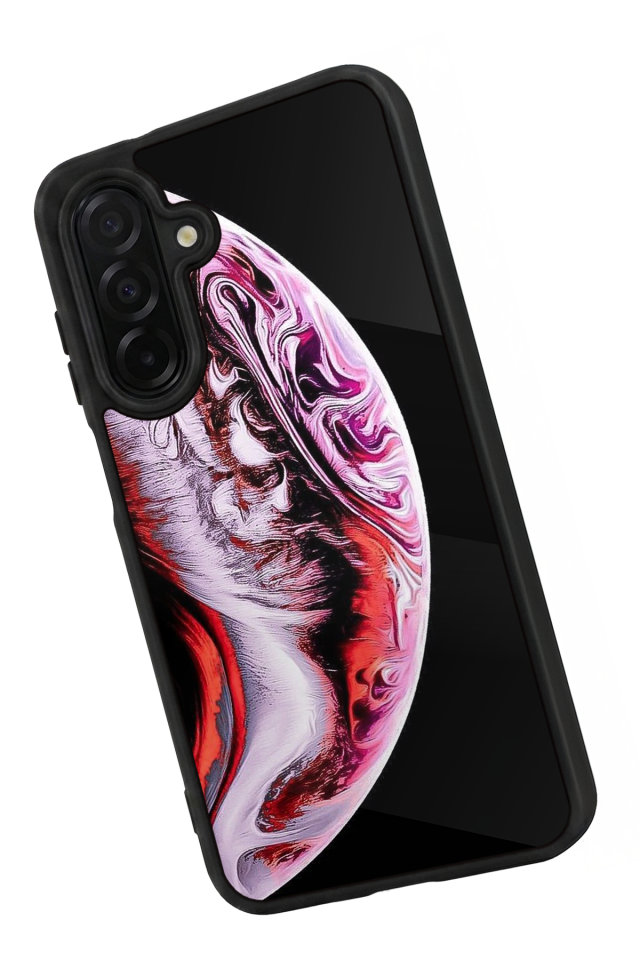 Samsung Galaxy A36 Uyumlu Ay Tasarımlı Glossy Premium Kılıf