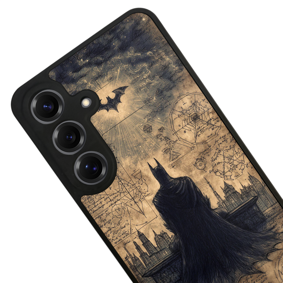 Samsung Galaxy S25 Uyumlu Batman Tasarımlı Glossy Premium Kılıf