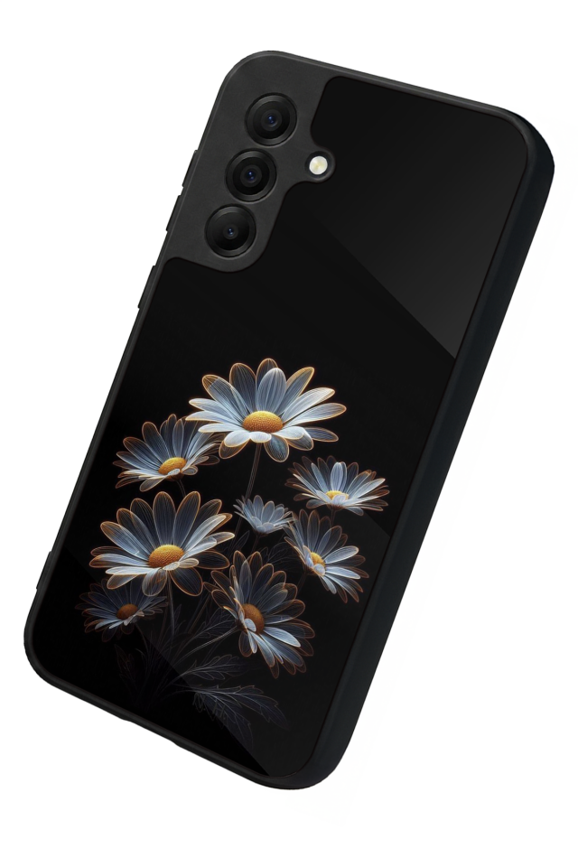 Samsung Galaxy A17 Uyumlu Cicek Tasarımlı Glossy Premium Kılıf