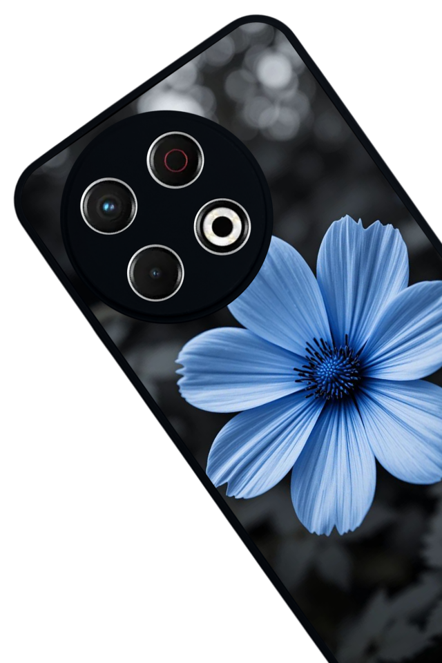 Tecno Spark 30 Pro Uyumlu Cicek Tasarımlı Glossy Premium Kılıf