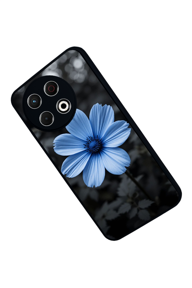 Tecno Spark 30 Pro Uyumlu Cicek Tasarımlı Glossy Premium Kılıf