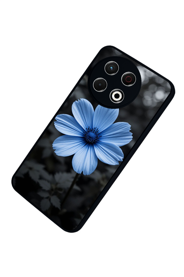 Tecno Spark 30 Pro Uyumlu Cicek Tasarımlı Glossy Premium Kılıf