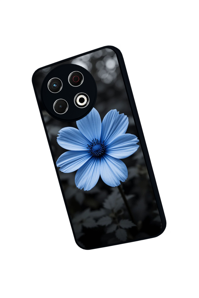 Tecno Spark 30 Pro Uyumlu Cicek Tasarımlı Glossy Premium Kılıf