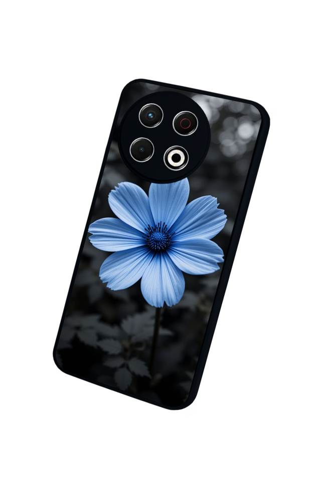 Tecno Spark 30 Pro Uyumlu Cicek Tasarımlı Glossy Premium Kılıf