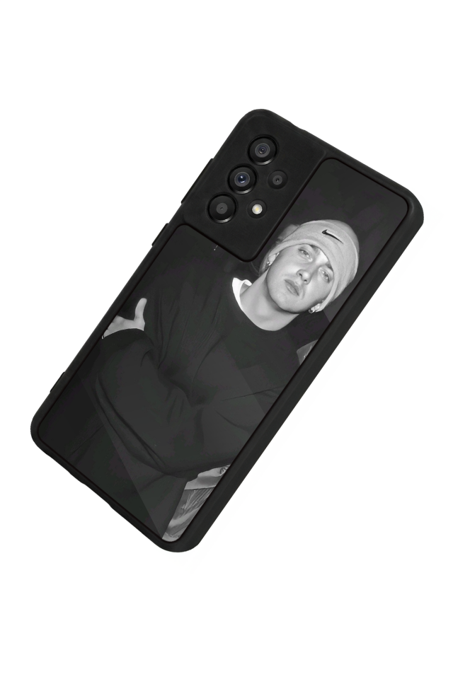 Samsung Galaxy A73 Uyumlu Eminem Tasarımlı Glossy Premium Kılıf