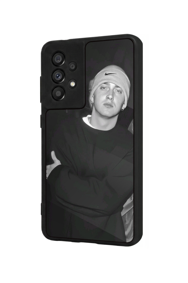Samsung Galaxy A73 Uyumlu Eminem Tasarımlı Glossy Premium Kılıf