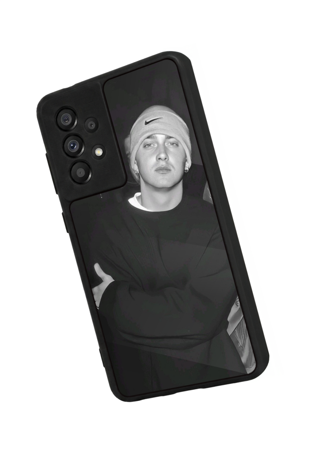 Samsung Galaxy A73 Uyumlu Eminem Tasarımlı Glossy Premium Kılıf