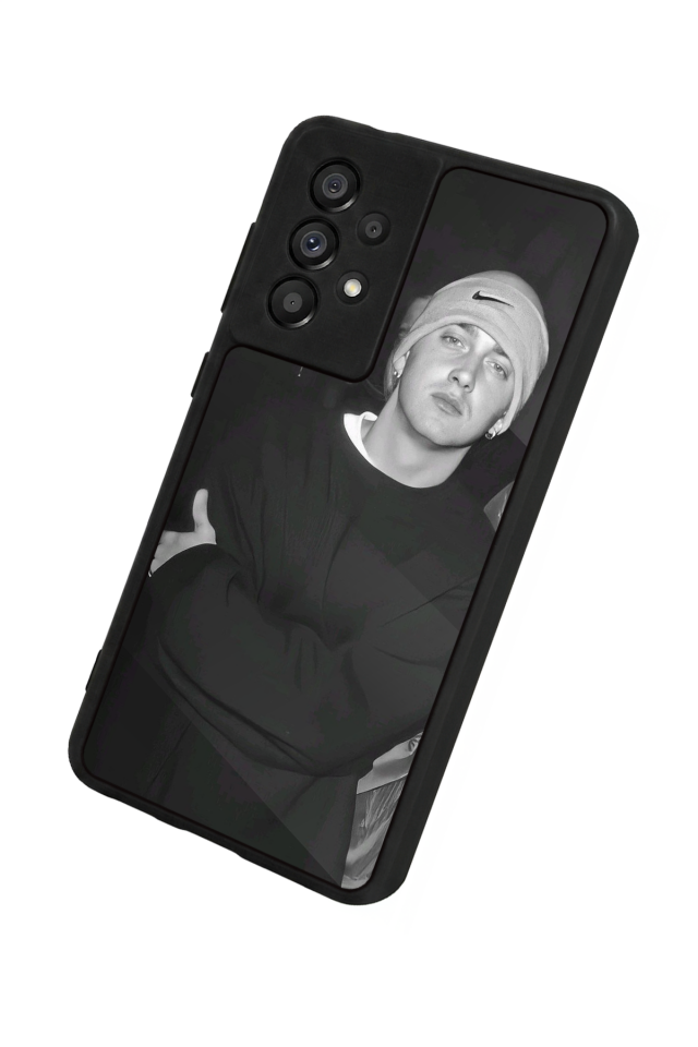 Samsung Galaxy A73 Uyumlu Eminem Tasarımlı Glossy Premium Kılıf