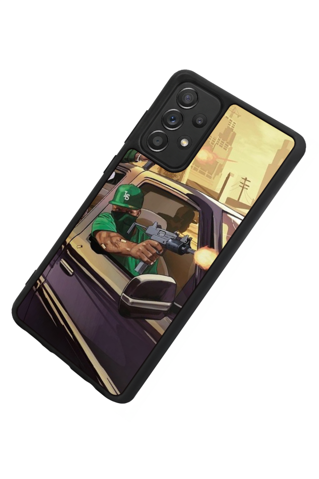 Samsung Galaxy A72 Uyumlu GTA Tasarımlı Glossy Premium Kılıf