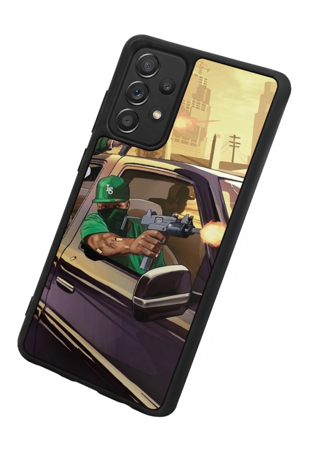 Samsung Galaxy A72 Uyumlu GTA Tasarımlı Glossy Premium Kılıf