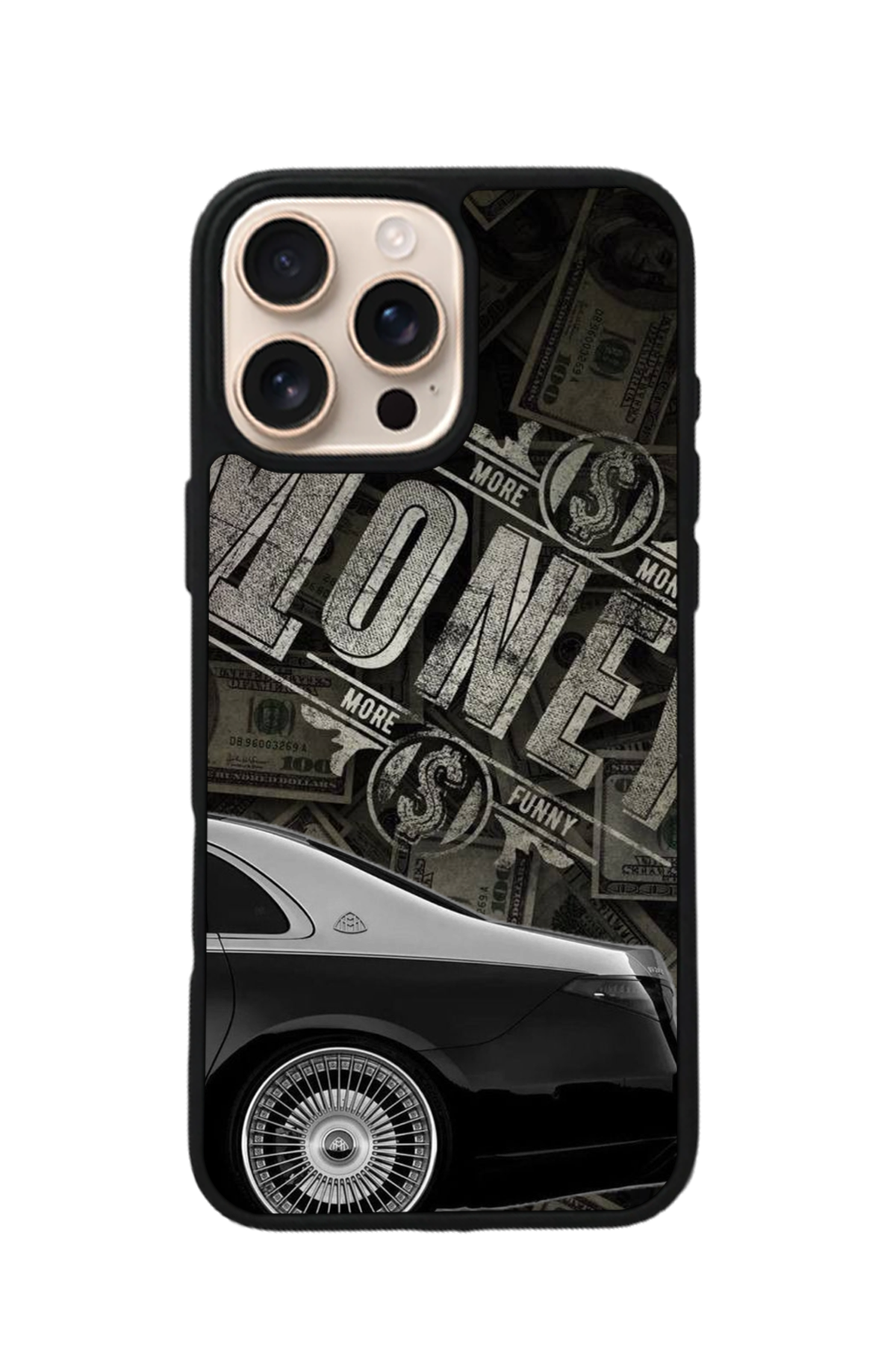 iPhone 16 Pro Max Uyumlu Money Para Tasarımlı Glossy Premium Kılıf