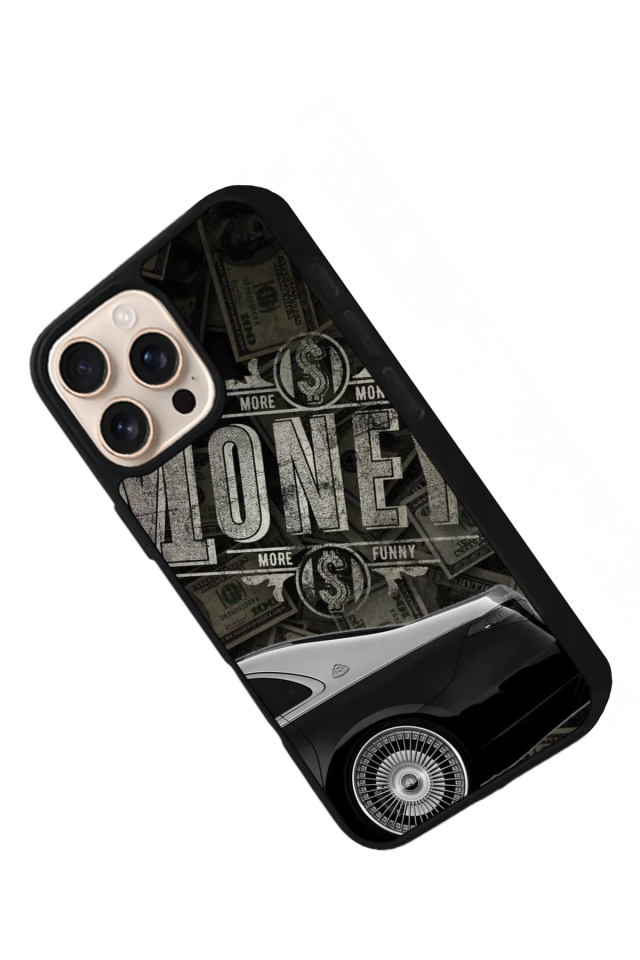 iPhone 16 Pro Max Uyumlu Money Para Tasarımlı Glossy Premium Kılıf