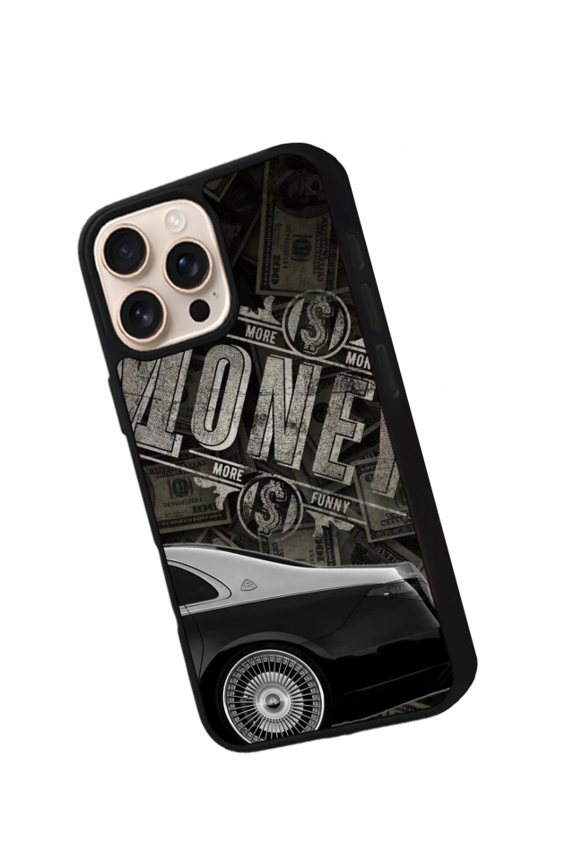 iPhone 16 Pro Max Uyumlu Money Para Tasarımlı Glossy Premium Kılıf