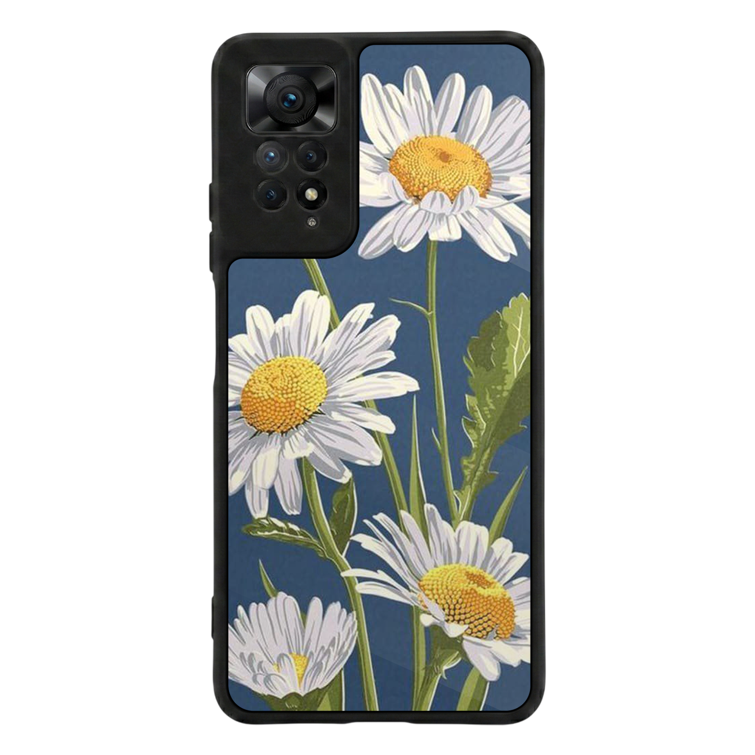 Xiaomi Redmi Note 12 Pro Uyumlu Papatya Tasarımlı Glossy Premium Kılıf