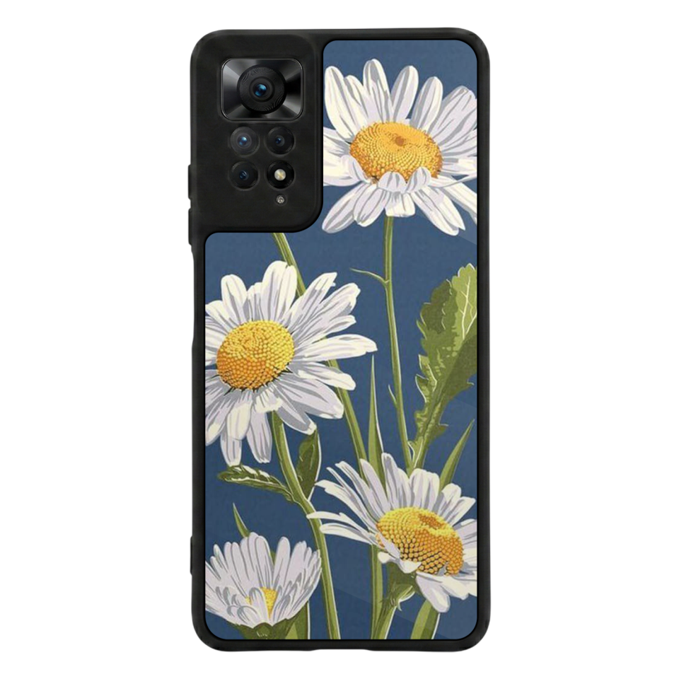 Xiaomi Redmi Note 12 Pro Uyumlu Papatya Tasarımlı Glossy Premium Kılıf