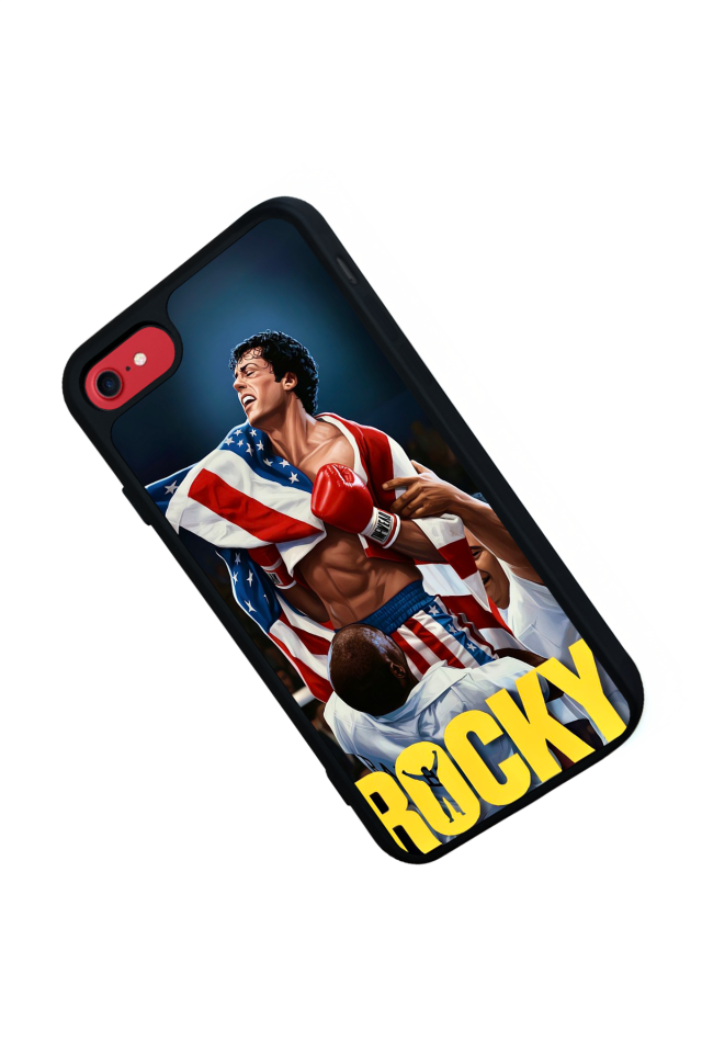 iPhone SE Uyumlu Rocky Tasarımlı Glossy Premium Kılıf