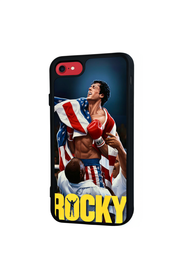 iPhone SE Uyumlu Rocky Tasarımlı Glossy Premium Kılıf