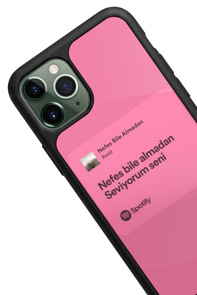 iPhone 11 Pro Uyumlu Sarki Sozleri Tasarımlı Glossy Premium Kılıf