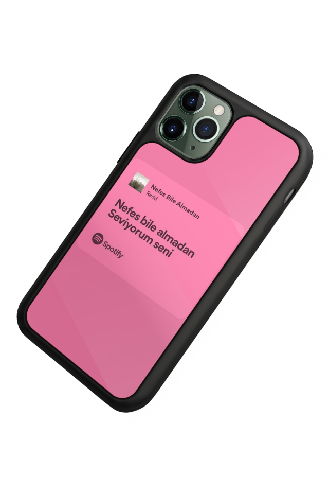 iPhone 11 Pro Uyumlu Sarki Sozleri Tasarımlı Glossy Premium Kılıf