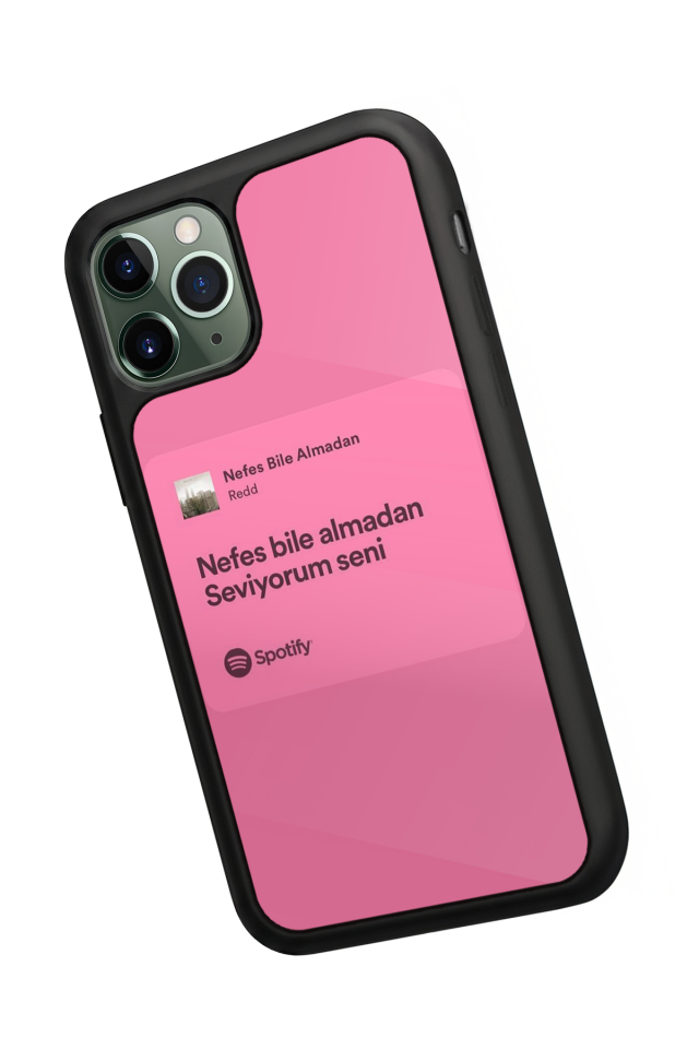 iPhone 11 Pro Uyumlu Sarki Sozleri Tasarımlı Glossy Premium Kılıf