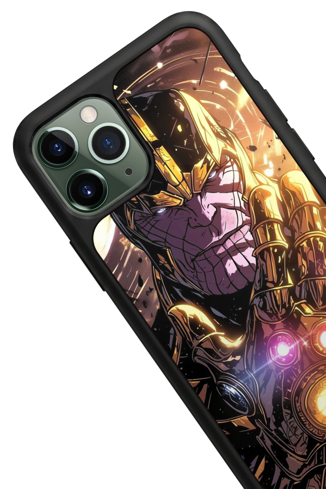 iPhone 11 Pro Max Uyumlu Thanos Tasarımlı Glossy Premium Kılıf