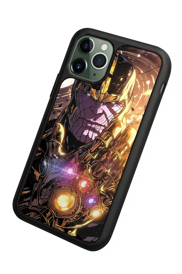 iPhone 11 Pro Max Uyumlu Thanos Tasarımlı Glossy Premium Kılıf