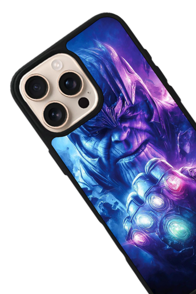 iPhone 14 Pro Uyumlu Thanos Tasarımlı Glossy Premium Kılıf