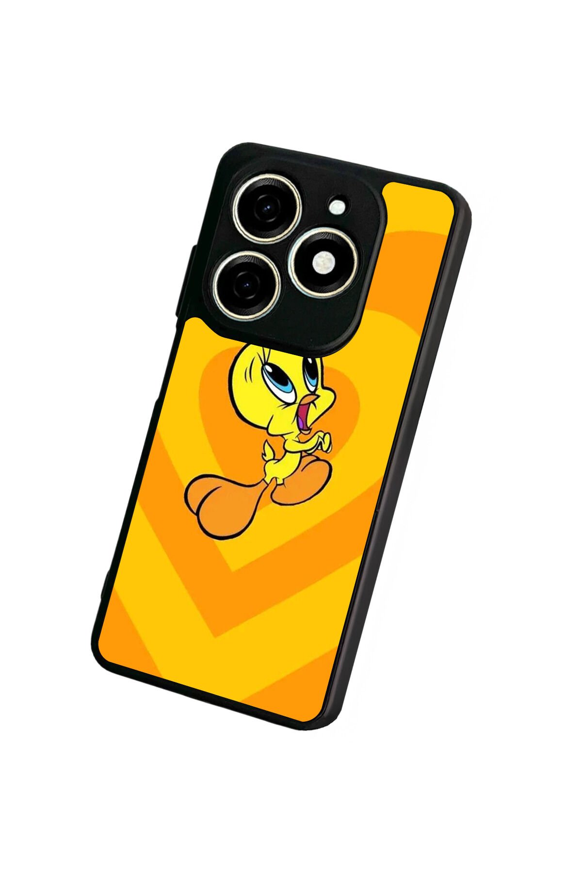 Tecno Spark 20/20C Uyumlu Tweety Tasarımlı Glossy Premium Kılıf