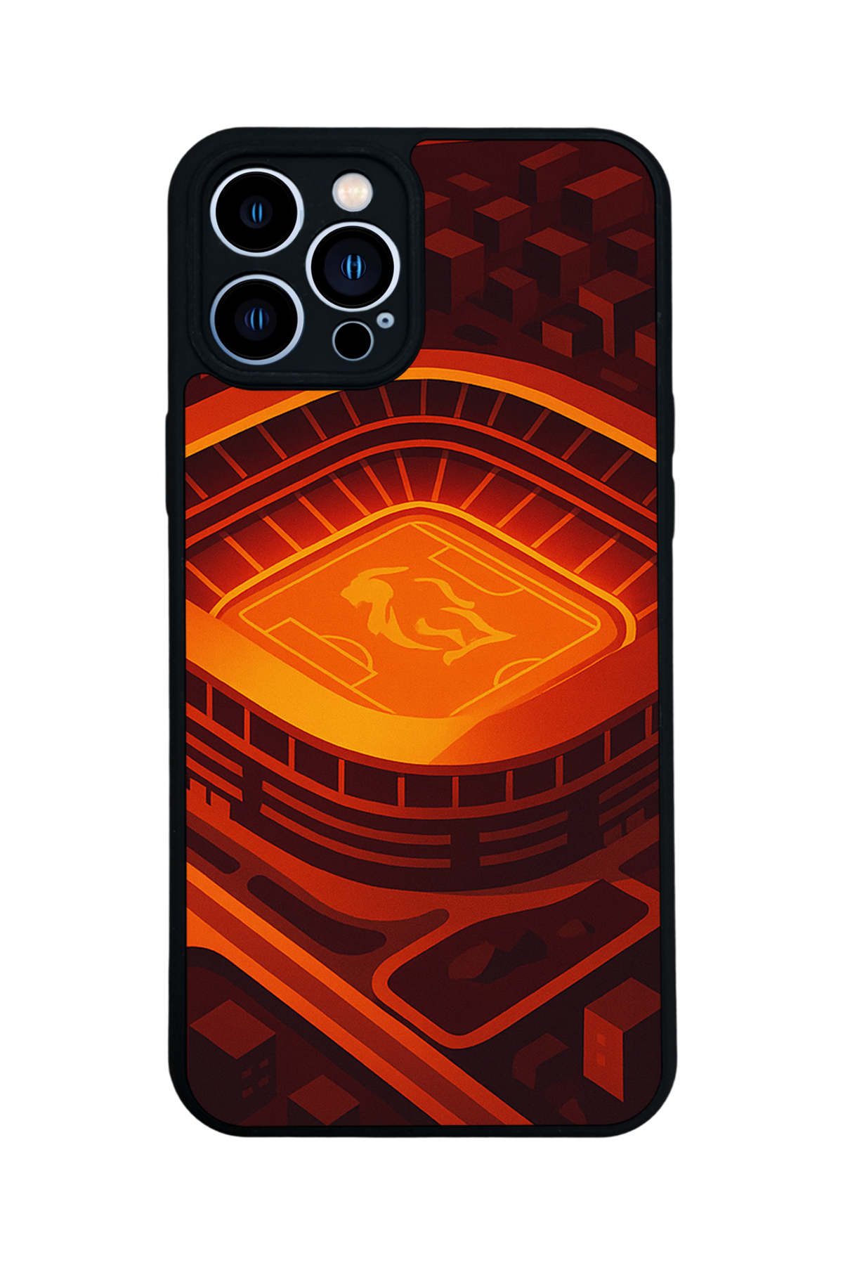 iPhone 13 Pro Max Uyumlu Aslan Tasarımlı Glossy Premium Kılıf