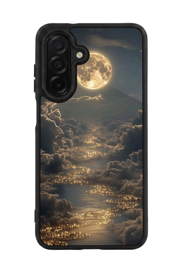 Samsung Galaxy A36 Uyumlu Ay Tasarımlı Glossy Premium Kılıf